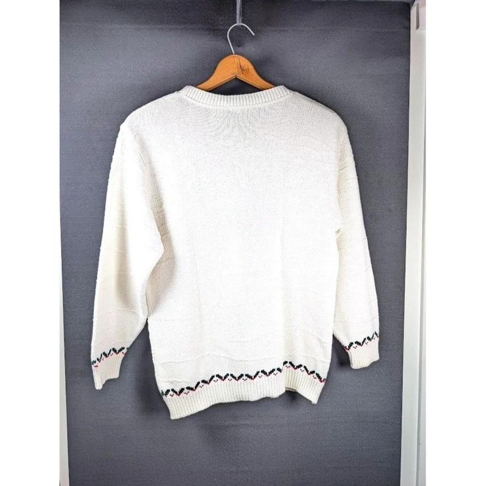 Northern Reflections Sweater Size Small Cardinal Bird‎ Embroidered Christmas